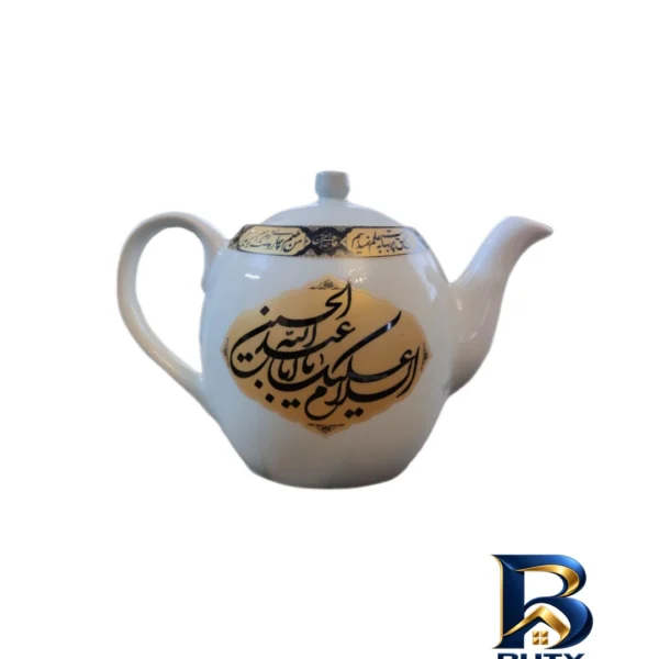 قوری تذهیب اصل - نمای جلو - طراحی و جزئیات کلیدی