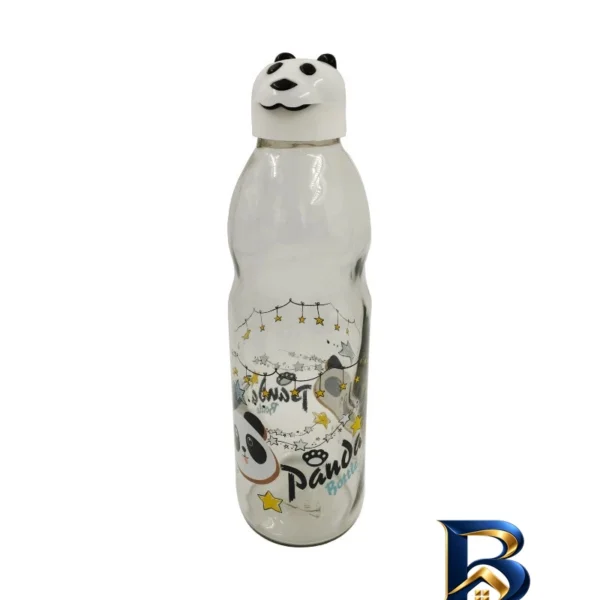 بطری شیشه ای PANDA - نمای جلو - طراحی و جزئیات کلیدی