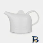قوری چینی هتلی - نمای جلو - طراحی و جزئیات کلیدی