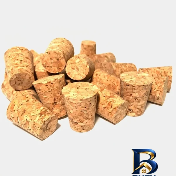 درب بطری چوب پنبه - نمای جلو - طراحی و جزئیات کلیدی