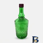 بطری شیشه ای زیبا - نمای جلو - طراحی و جزئیات کلیدی
