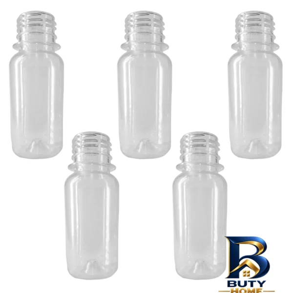 بطری 60cc با کیفیت - نمای جلو - طراحی و جزئیات کلیدی