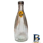 بطری شیشه ای الماس - نمای جلو - طراحی و جزئیات کلیدی