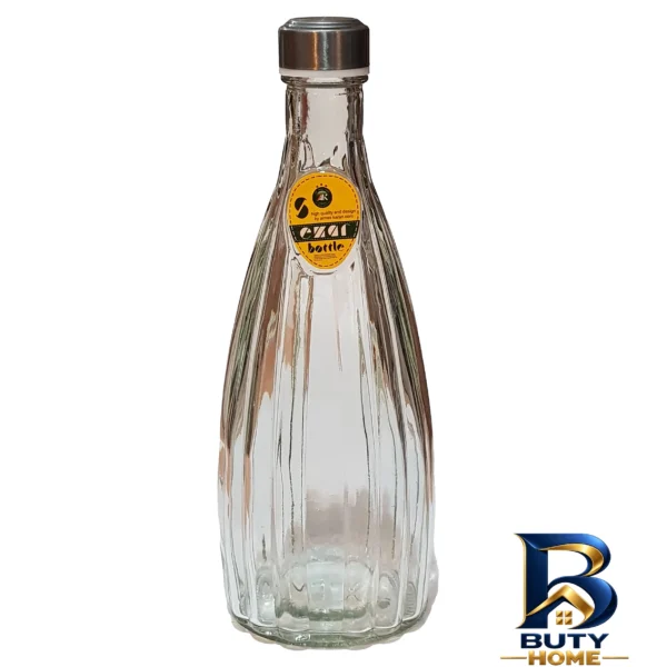بطری شیشه ای الماس - نمای جلو - طراحی و جزئیات کلیدی