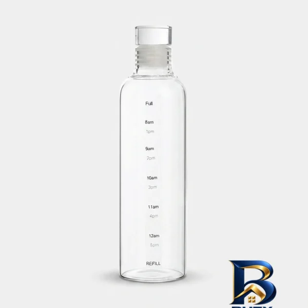 بطری آب 0.5 لیتر - نمای جلو - طراحی و جزئیات کلیدی