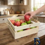 نظم دهنده چوبی آشپزخانه - نمای جلو - طراحی و جزئیات کلیدی