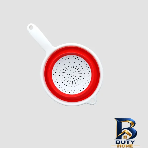 آبکش سیلیکونی تاشو - نمای جلو - طراحی و جزئیات کلیدی