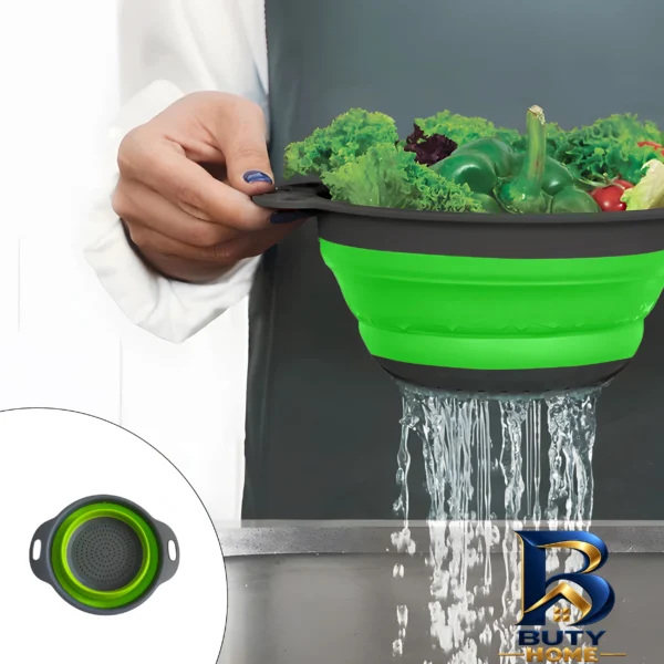 آبکش سیلیکونی گرد - نمای جلو - طراحی و جزئیات کلیدی
