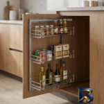 سبد سوپری کابینت - نمای جلو - طراحی و جزئیات کلیدی