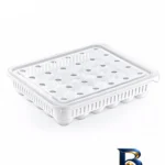 ظرف تخم مرغ نگهدارنده - نمای جلو - طراحی و جزئیات کلیدی