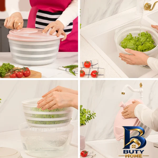 سبزی خشک کن دستی - نمای جلو - طراحی و جزئیات کلیدی