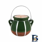 دیزی سفالی دو نفره - نمای جلو - طراحی و جزئیات کلیدی