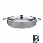 تابه دو دسته گرانیتی - نمای جلو - طراحی و جزئیات کلیدی