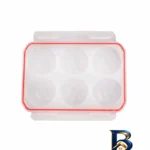 ظرف نگهدارنده تخم مرغ - نمای جلو - طراحی و جزئیات کلیدی