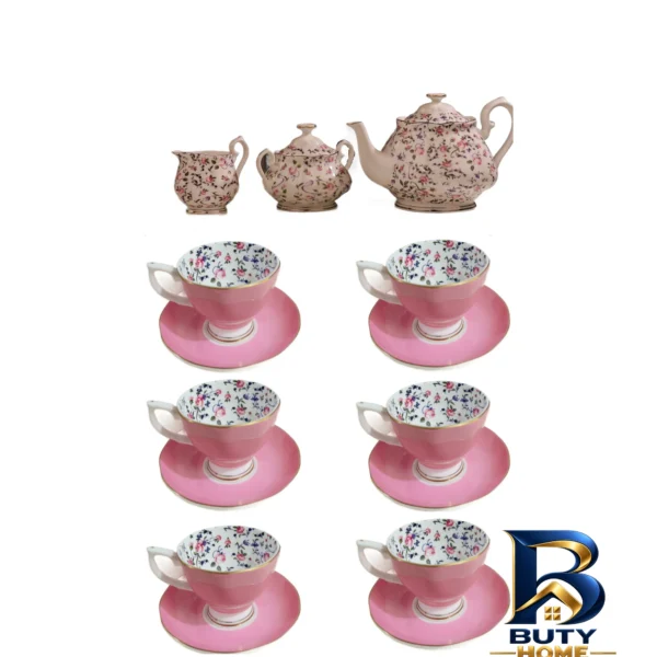 سرویس چای خوری کلاسیک - نمای جلو - طراحی و جزئیات کلیدی