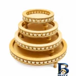 سینی پذیرایی 4 عددی - نمای جلو - طراحی و جزئیات کلیدی