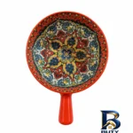 کاسه ایزنیک سنتی - نمای جلو - برچسب بسته و وزن خالص