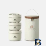 ظرف غذا دایره ای - نمای جلو - طراحی و جزئیات کلیدی