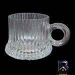 فنجان بلور کاوه - نمای جلو - طراحی و جزئیات کلیدی