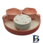 سرویس چای خوری ۴ پارچه - نمای جلو - طراحی و جزئیات کلیدی