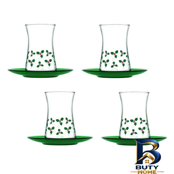 ست فنجان و نعلبکی - نمای جلو - طراحی و جزئیات کلیدی