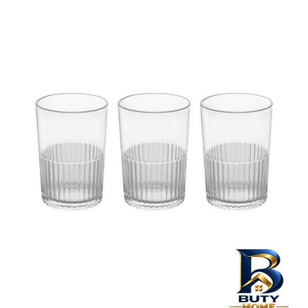 لیوان شیاردار 350 میلی لیتر - نمای جلو - طراحی و جزئیات کلیدی
