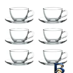 ست فنجان و نعلبکی - نمای جلو - طراحی و جزئیات کلیدی