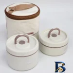 ظرف غذا دایره ای - نمای جلو - طراحی و جزئیات کلیدی