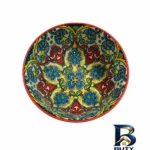 کاسه گرد سنتی - نمای جلو - برچسب بسته و وزن خالص