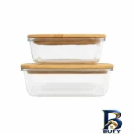 ظرف شیشه ای یخچال - نمای جلو - طراحی و جزئیات کلیدی