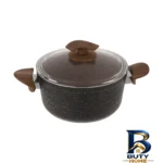 قابلمه گرانیتی با در شیشه - نمای جلو - طراحی و جزئیات کلیدی