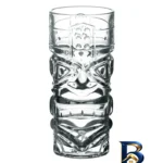لیوان شیشه ای تیکی - نمای جلو - طراحی و جزئیات کلیدی