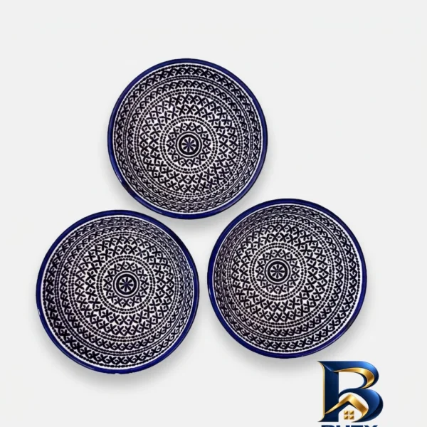 اردوخوری سرامیکی دایره ای - نمای جلو - طراحی و جزئیات کلیدی