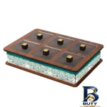 جعبه پذیرایی چوبی - نمای جلو - طراحی و جزئیات کلیدی