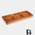 اردوخوری چوبی مستطیل - نمای جلو - طراحی و جزئیات کلیدی