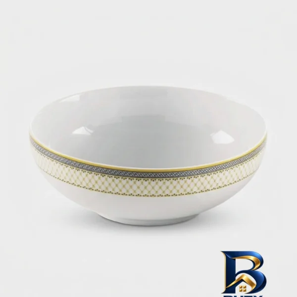 پیاله چینی باکیفیت - نمای جلو - طراحی و جزئیات کلیدی
