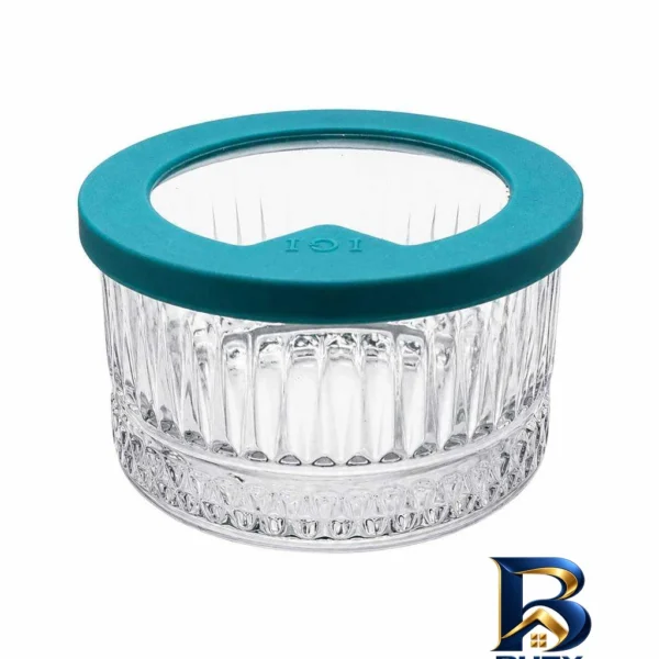 ظرف نگهدارنده شیشه ای - نمای جلو - طراحی و جزئیات کلیدی