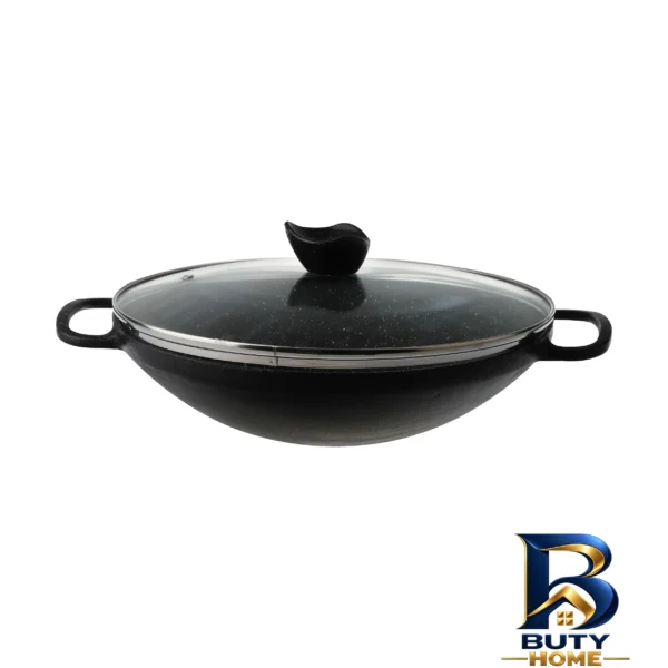 تابه چدن نالینو - نمای جلو - طراحی و جزئیات کلیدی