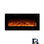 شومینه برقی بیستون - نمای جلو - طراحی و جزئیات کلیدی