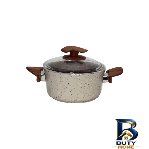 قابلمه گرانیتی با در شیشه ای - نمای جلو - طراحی و جزئیات کلیدی