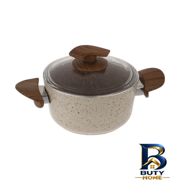 قابلمه گرانیتی با در شیشه - نمای جلو - طراحی و جزئیات کلیدی