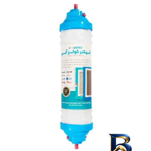 فیلتر تصفیه آب - نمای جلو - طراحی و جزئیات کلیدی