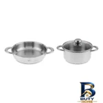 قابلمه و تابه پارس استیل - نمای جلو - طراحی و جزئیات کلیدی