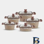 قابلمه گرانیتی ۱۰ پارچه - نمای جلو - طراحی و جزئیات کلیدی