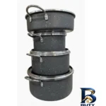 سرویس قابلمه گرانیتی - نمای جلو - طراحی و جزئیات کلیدی