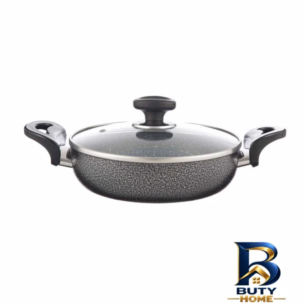 تابه گرانیت باکیفیت - نمای جلو - طراحی و جزئیات کلیدی