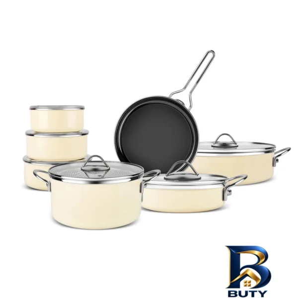 سرویس پخت و پز کاراجا - نمای جلو - طراحی و جزئیات کلیدی