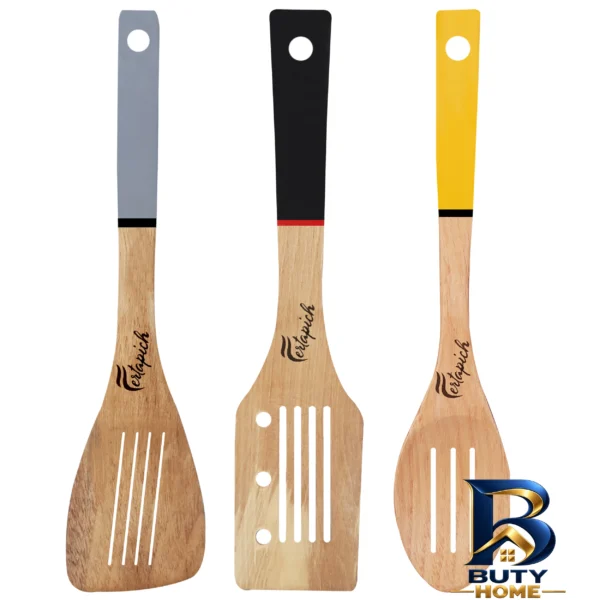 سرویس ملاقه چوبی - نمای جلو - طراحی و جزئیات کلیدی