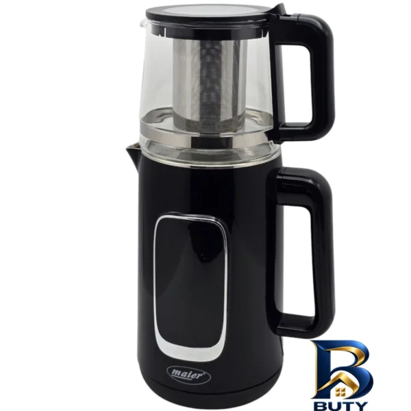 چای ساز مایر مدل MR-948 - نمای جلو - طراحی و جزئیات کلیدی