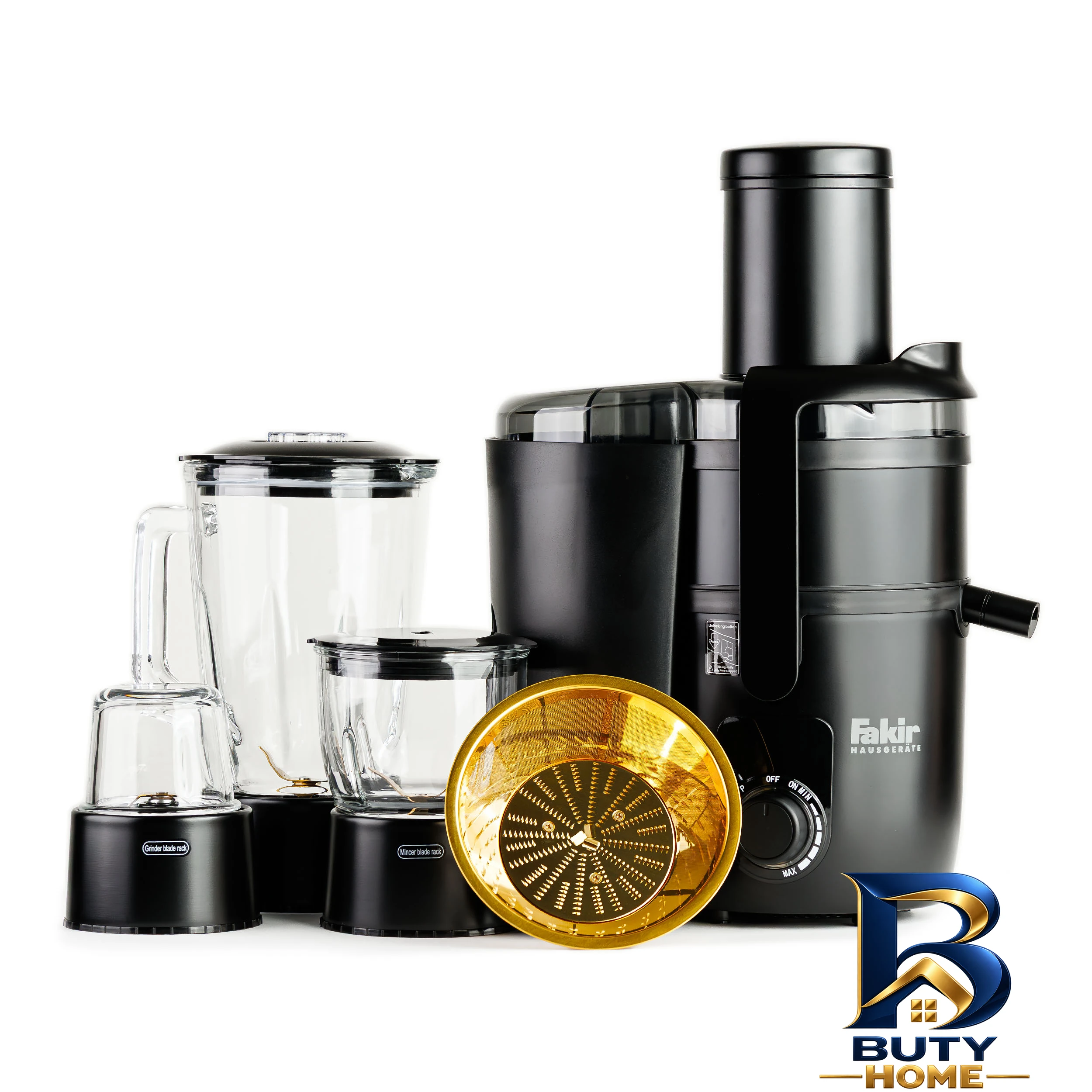 آبمیوه گیری فکر - نمای جلو - طراحی و جزئیات کلیدی